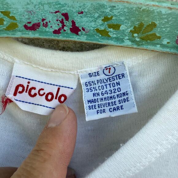 Vintage 1989 Piccolo camp tee shirt size boys 6-7 - Picture 3 of 8